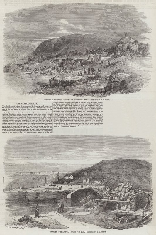 Creek-batteriet av Edward Angelo Goodall
