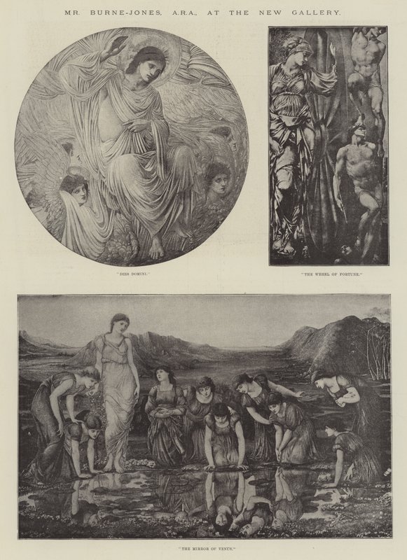 Mr Burne-Jones, ARA, ved New Gallery av Edward Burne Jones