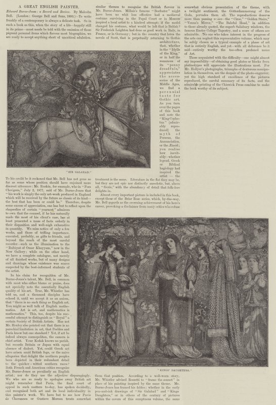 Mr Burne-Jones, ARA, ved New Gallery av Edward Burne Jones