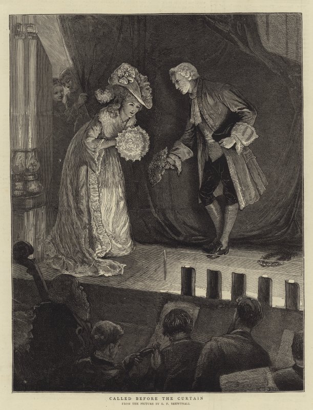 Kalt foran teppet av Edward Frederick Brewtnall