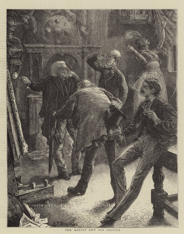 Kunstneren og hans kritikere av Edward Frederick Brewtnall
