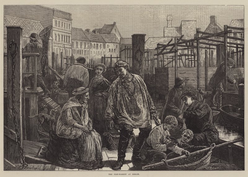 Fiskemarkedet i Berlin av Edward Frederick Brewtnall