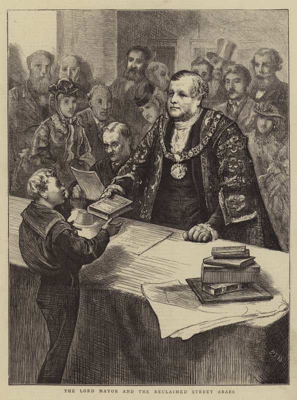 Lord Mayor and the Reclaimed Street Arabs av Edward Frederick Brewtnall