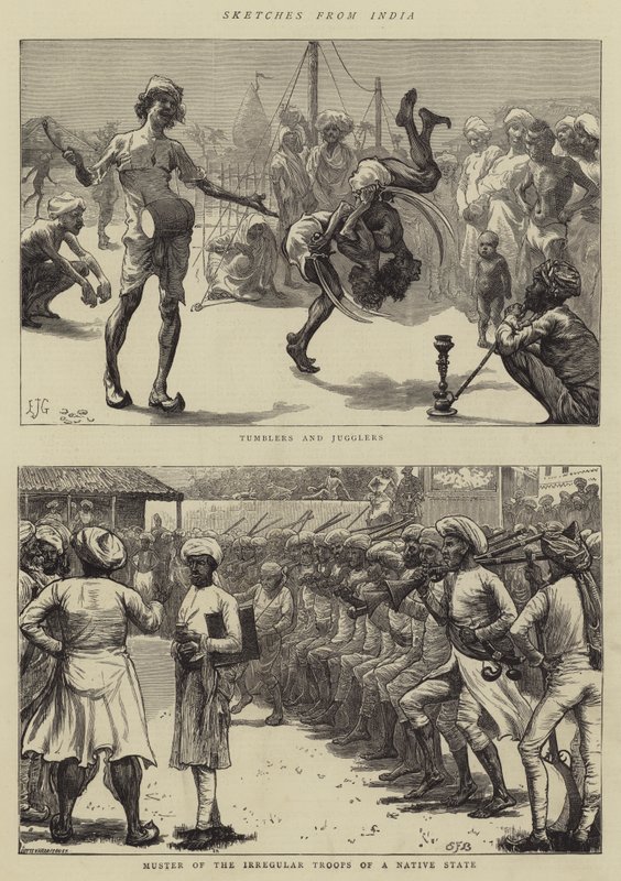 Skisser fra India av Edward John Gregory