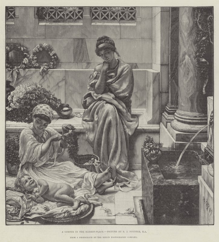 Et hjørne på markedsplassen av Edward John Poynter