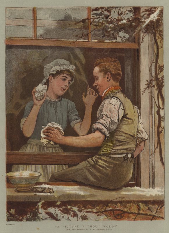 Et bilde uten ord (chromolitho) av Edward Killingworth Johnson