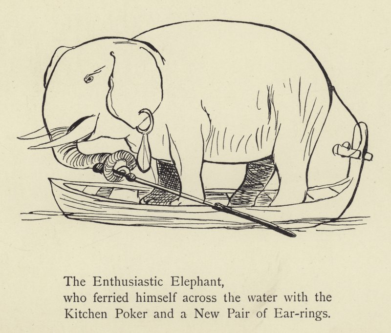 Den entusiastiske elefanten av Edward Lear