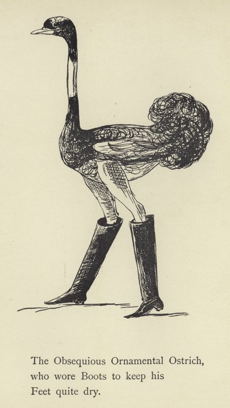 The Obsequious Ornamental Struts av Edward Lear