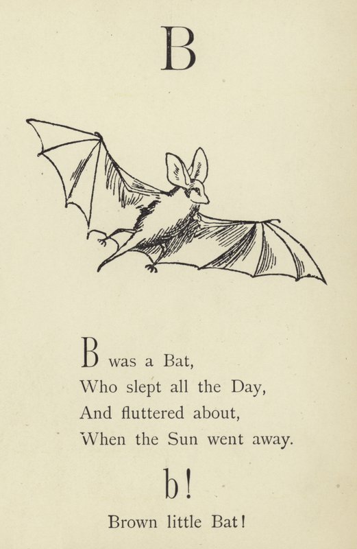 Bokstaven B av Edward Lear