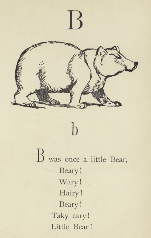 Bokstaven B av Edward Lear