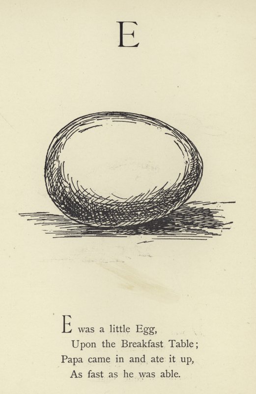 Bokstaven E av Edward Lear