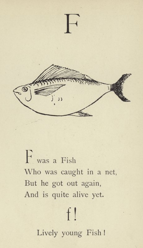 Bokstaven F av Edward Lear