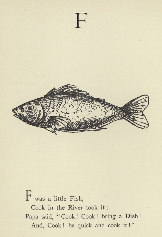 Bokstaven F av Edward Lear
