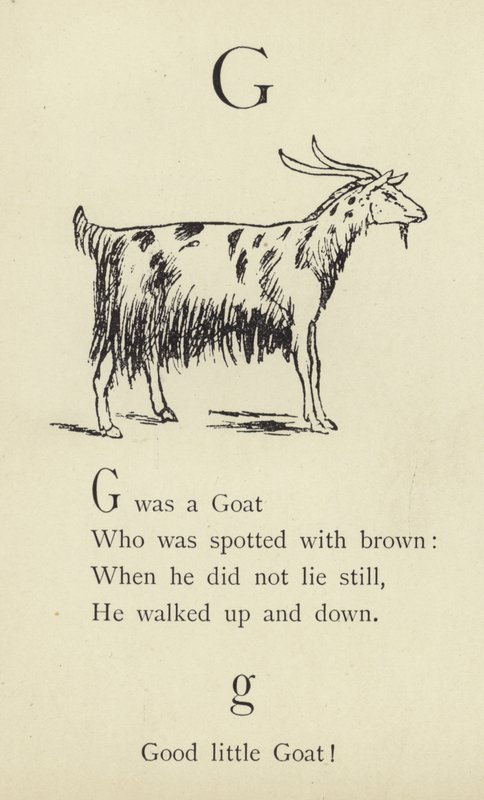 Bokstaven G av Edward Lear