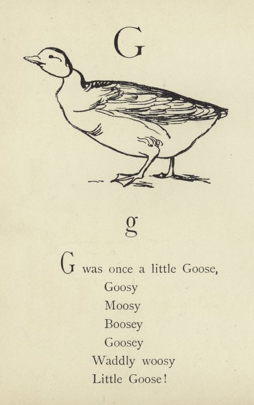 Bokstaven G av Edward Lear