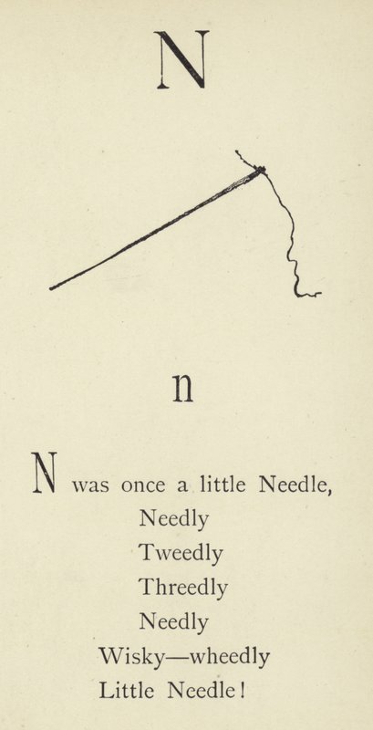 Bokstaven N av Edward Lear