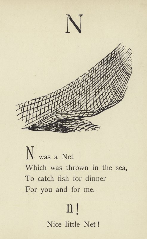 Bokstaven N av Edward Lear