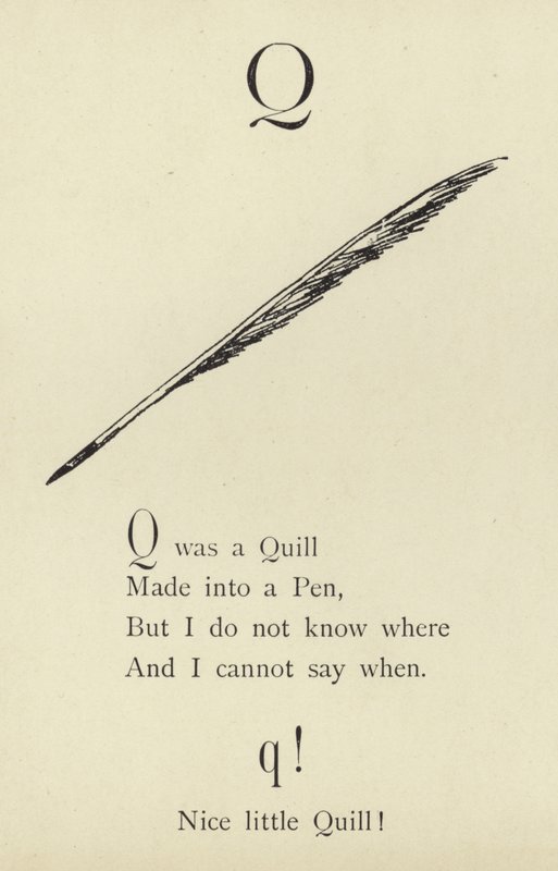Bokstaven Q av Edward Lear
