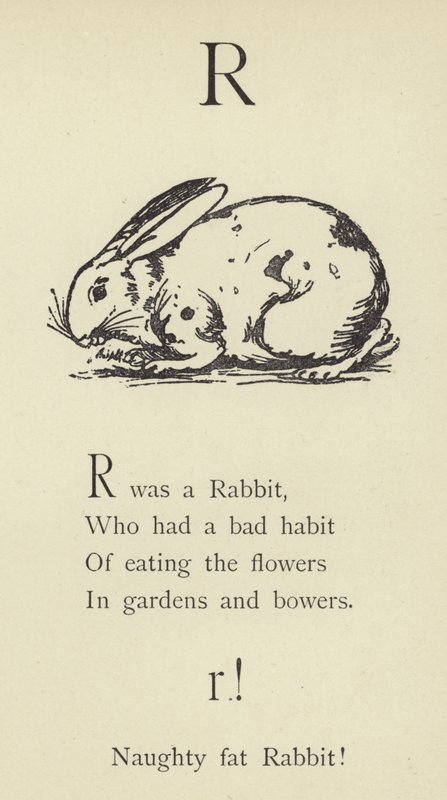 Bokstaven R av Edward Lear