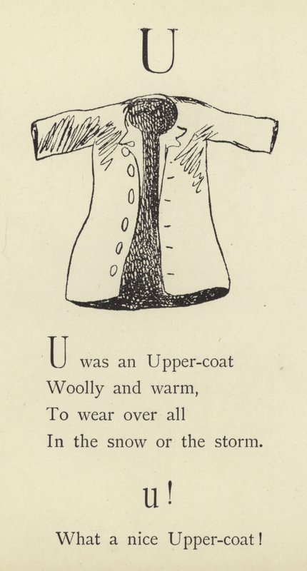 Bokstaven U av Edward Lear
