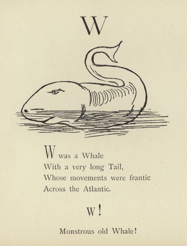 Bokstaven W av Edward Lear