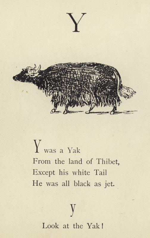 Bokstaven Y av Edward Lear