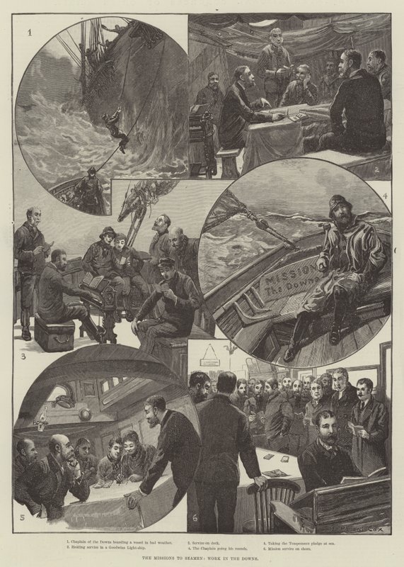 The Missions to Seamen, Work in the Downs av Edward Morant Cox