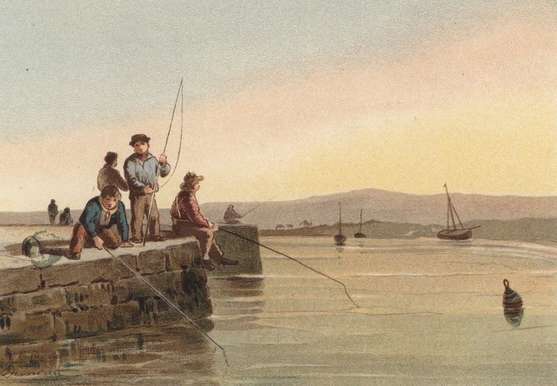 Glatt vann, guttefiske av Edward after Duncan