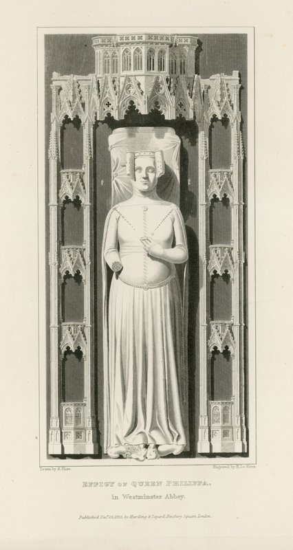 Bilde av dronning Philippa av Edward Blore