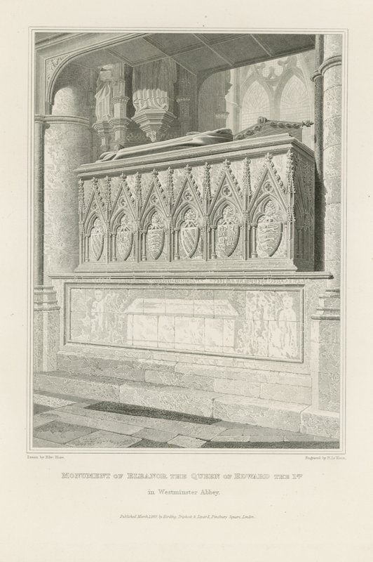 Monument til Eleanor, dronningen av Edward den 1 av Edward Blore