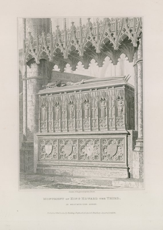 Monument til kong Edward den tredje av Edward Blore