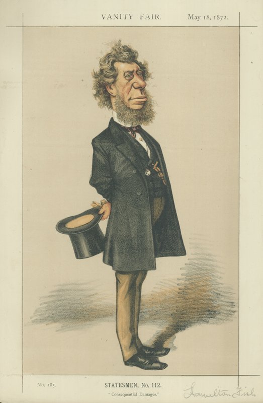 The Hon Hamilton Fish, amerikansk utenriksminister av Edward Frederick Brewtnall