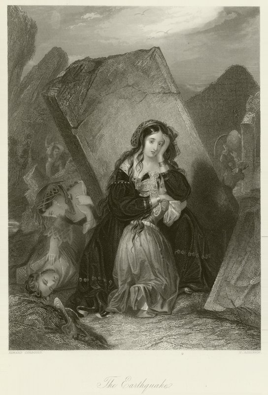 Jordskjelvet av Edward Henry Corbould