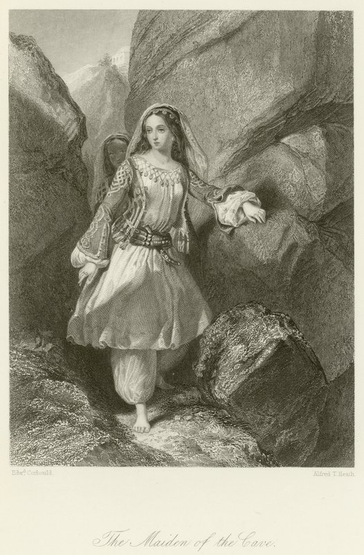 The Maiden of the Cave av Edward Henry Corbould