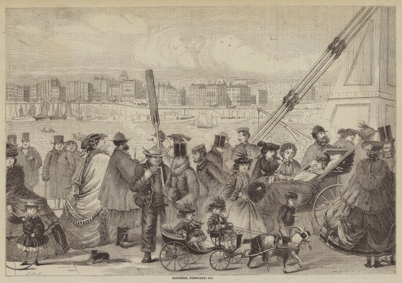 Brighton, februar 1859 av Edward Hull