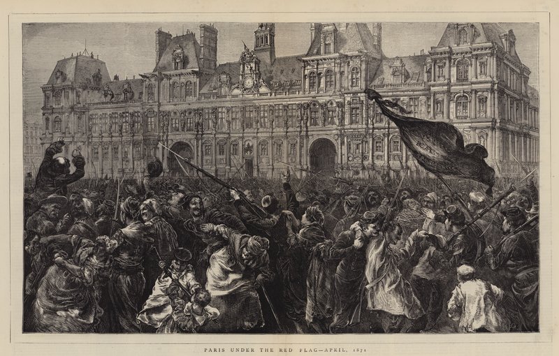 Paris under det røde flagget, april 1871 av Edward John Gregory