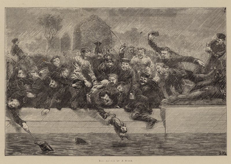 Sortien til en hare av Edward John Gregory