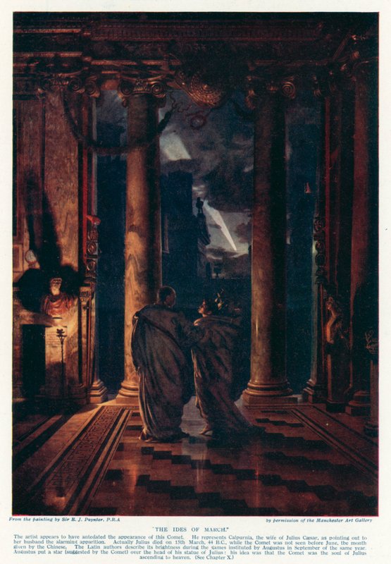 The Ides of March, 44 f.Kr. (farge litho) av Edward John Poynter
