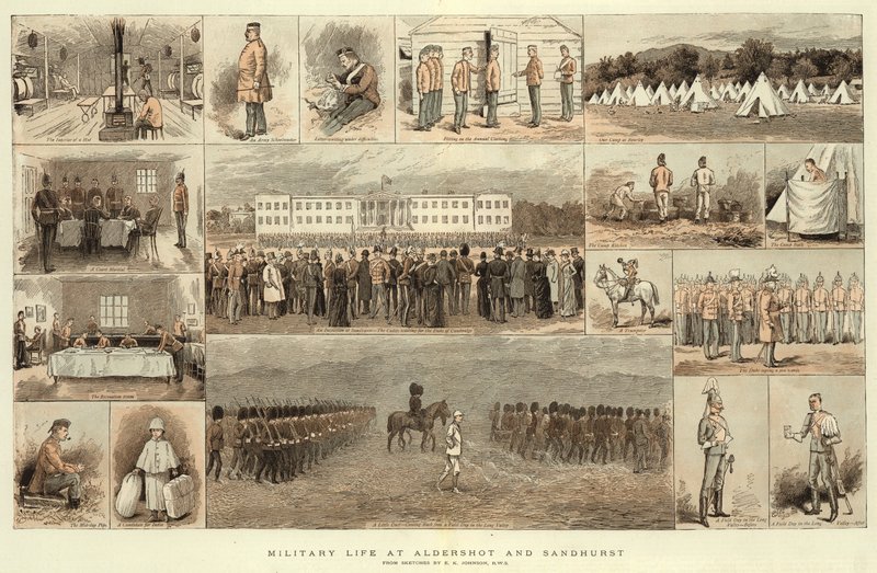 Militærliv ved Aldershot og Sandhurst av Edward Killingworth Johnson