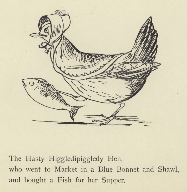 The Hasty Higgledy Piggledy Hen av Edward Lear