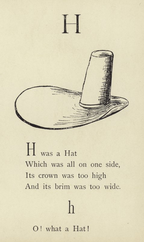 Bokstaven H av Edward Lear