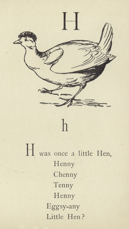 Bokstaven H av Edward Lear