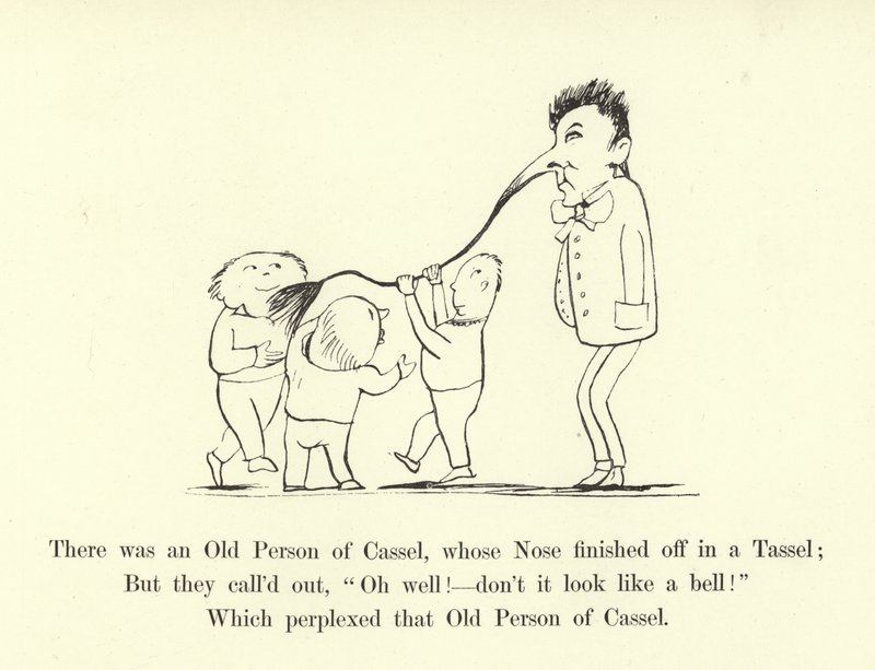Det var en gammel person fra Cassel, hvis nese endte i en dusk av Edward Lear