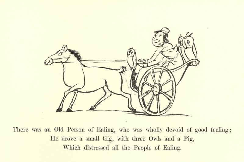 Det var en gammel person fra Ealing, som var fullstendig blottet for gode følelser av Edward Lear