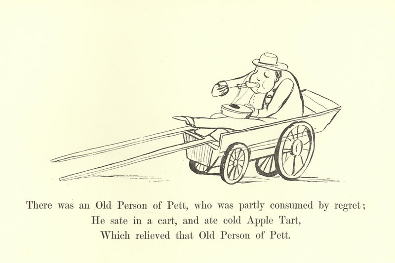 Det var en gammel person fra Pett, som var delvis oppslukt av anger av Edward Lear
