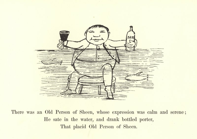 Det var en gammel person av Sheen, hvis uttrykk var rolig og rolig av Edward Lear