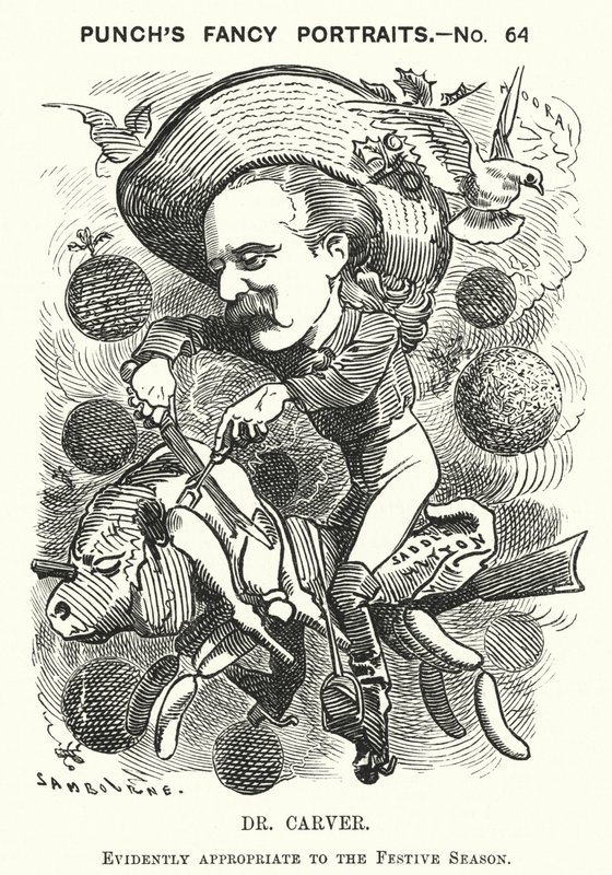 Dr Carver (gravering) av Edward Linley (after) Sambourne