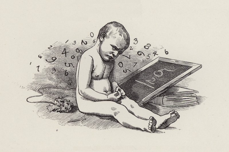 Illustrasjon for The Water-Babies av Charles Kingsley (gravering) av Edward Linley (after) Sambourne
