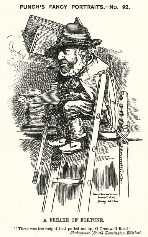 Punch tegneserie: Sir Charles James Freake av Edward Linley (after) Sambourne