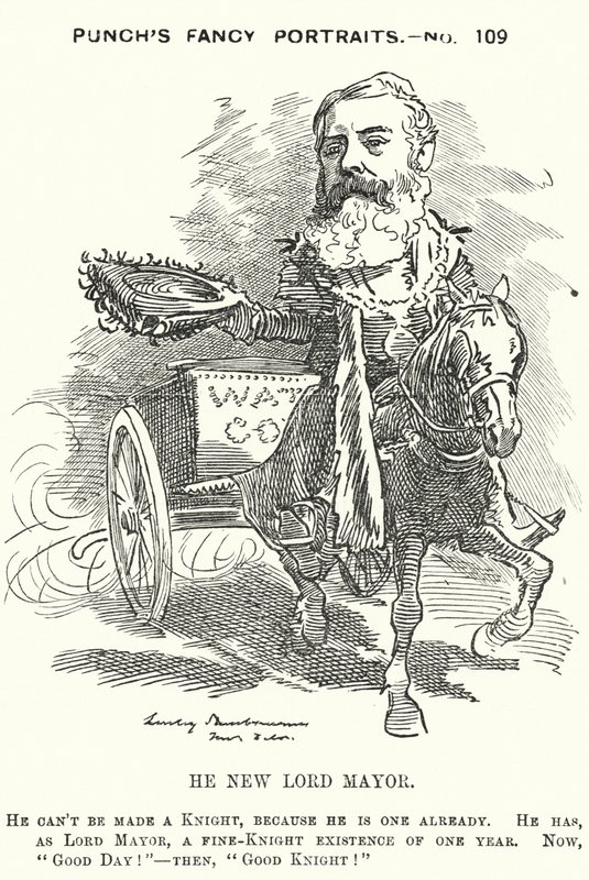 Punch tegneserie: Sir Robert Fowler av Edward Linley (after) Sambourne